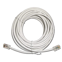 24Ft. CAT5e White Ethernet Patch Cable - NON-BOOTED