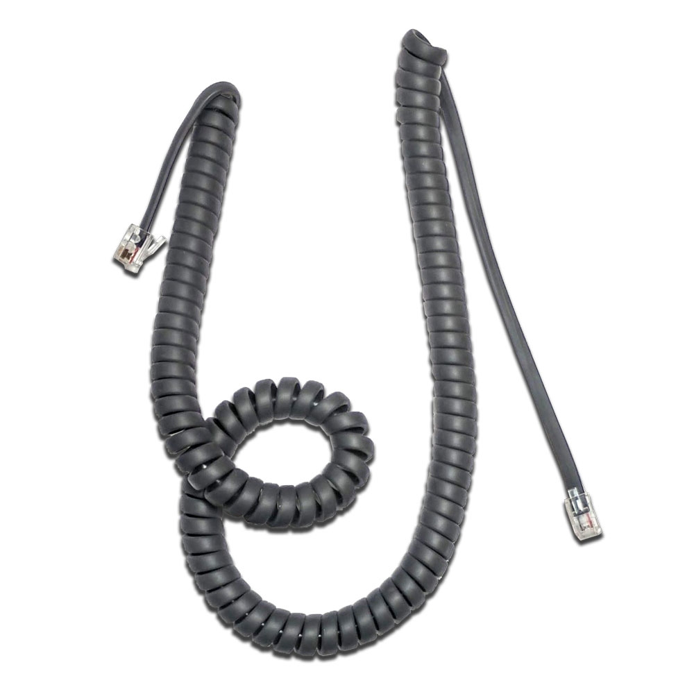 12 Foot Ash Tan Handset Curly Cord For Nortel Phones M7310 M7208 M7324 – 2-Pack