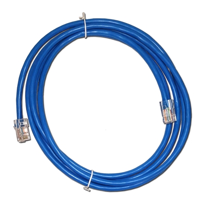 7Ft. CAT5e Blue Ethernet Patch Cable - NON-BOOTED