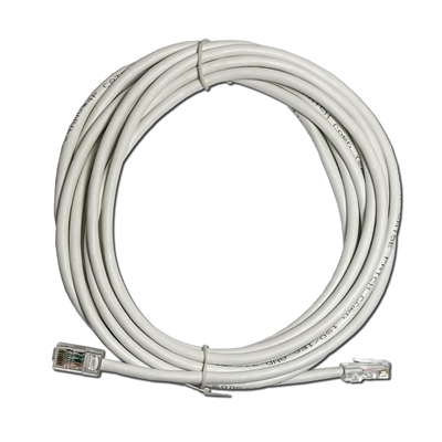 14Ft. CAT5e White Ethernet Patch Cable - NON-BOOTED