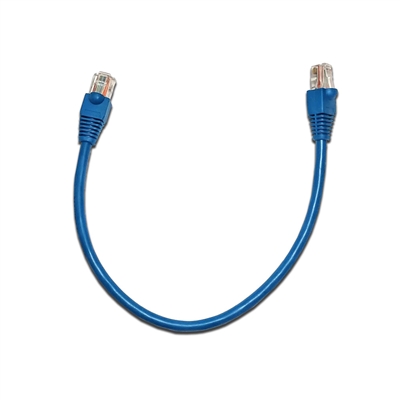 1 Ft. Cat6 Blue Ethernet Patch Cable