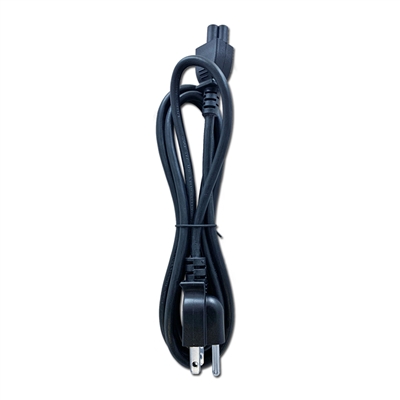 6ft 18 AWG, 10A, Black Power Cord, Mickey Mouse Cord