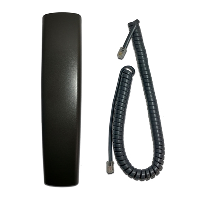 3 X Polycom SoundPoint 9 ft. Black Handset Cord